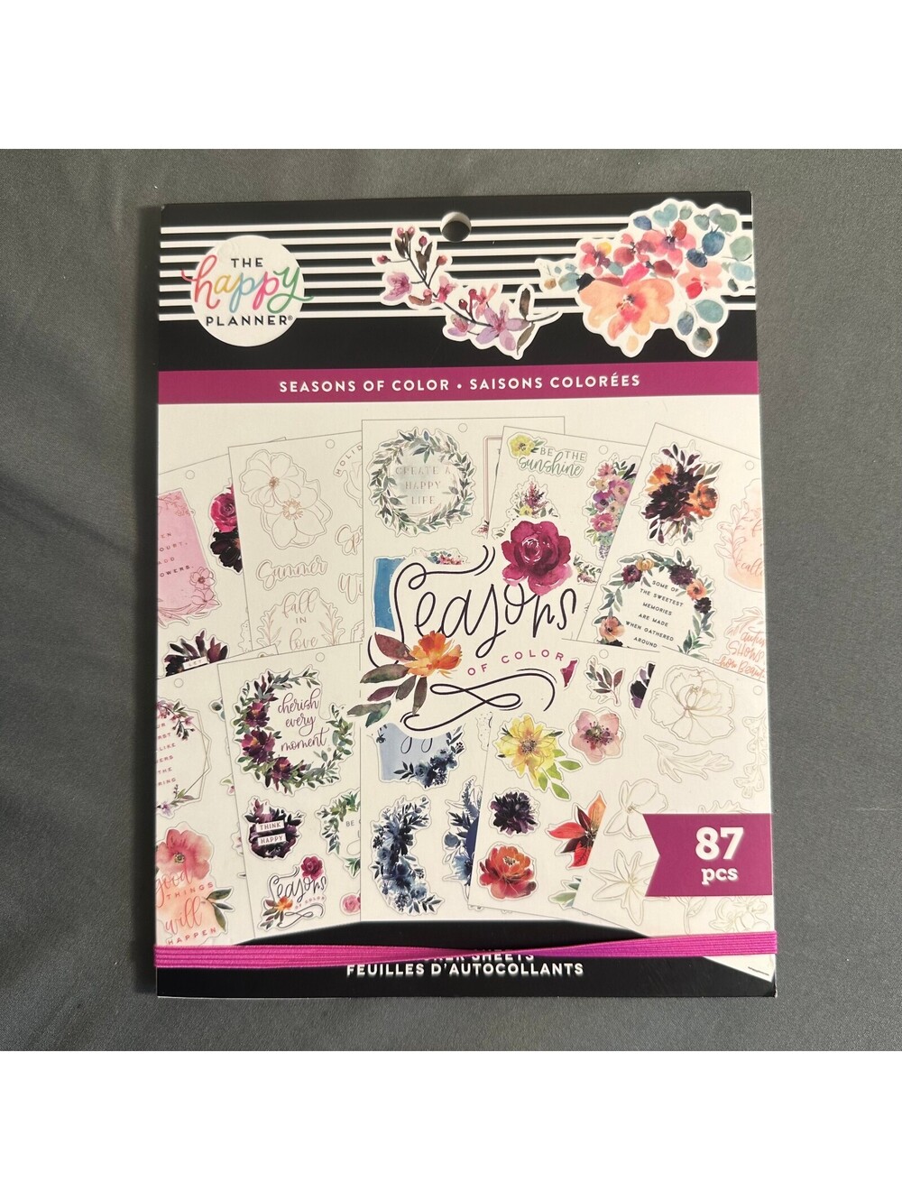 Happy Planner Sticker Value Pack-Seasonal Floral Classic
